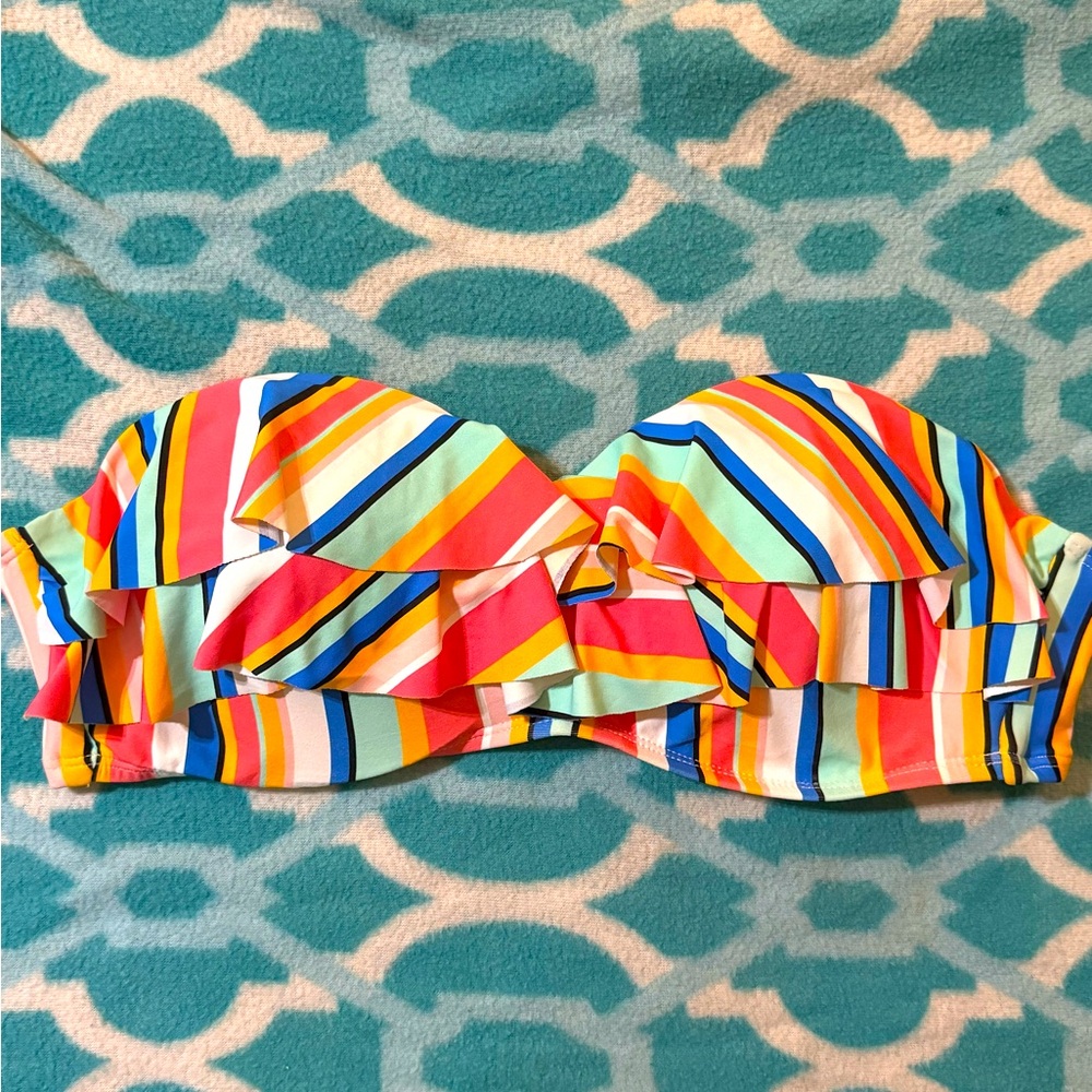 Bandeau bikini top.